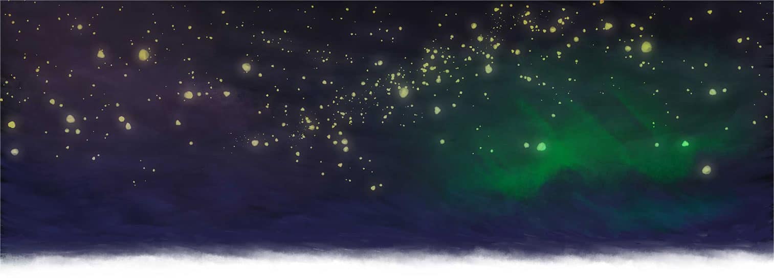 Enchanted Hours stories - night starry background
